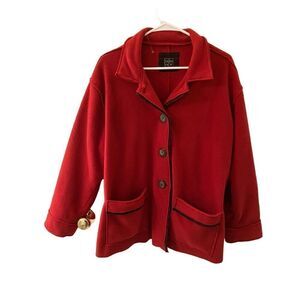 Tara Va Raw Edge Fleece Jacket XL